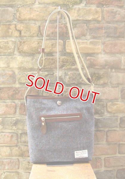 画像2: ハリスツイードクロスバッグ (2)