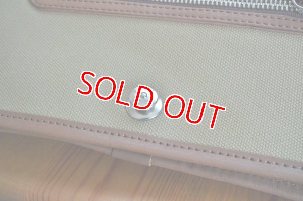 画像4: 限定1個!!4号帆布クロスバッグ・カーキ30%OFF※日焼けあり (4)
