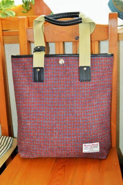 本体色 千鳥格子(赤灰)